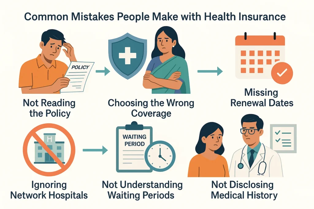Common Mistakes People Make with Health Insurance