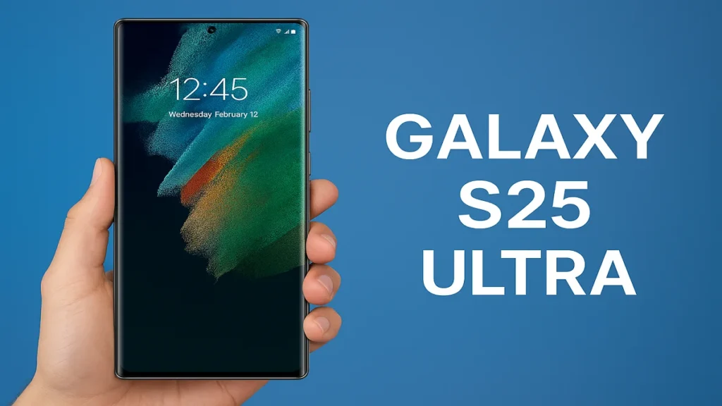 iPhone 16 vs Samsung S25 Ultra – Full Comparison for Buyers 2 A close-up view of the Samsung Galaxy S25 Ultra showcasing its vibrant, ultra-bright AMOLED display. The screen appears crisp and colorful, highlighting the phone’s slim bezels and premium design. Ideal for comparing smartphone displays or illustrating Samsung’s latest flagship technology.