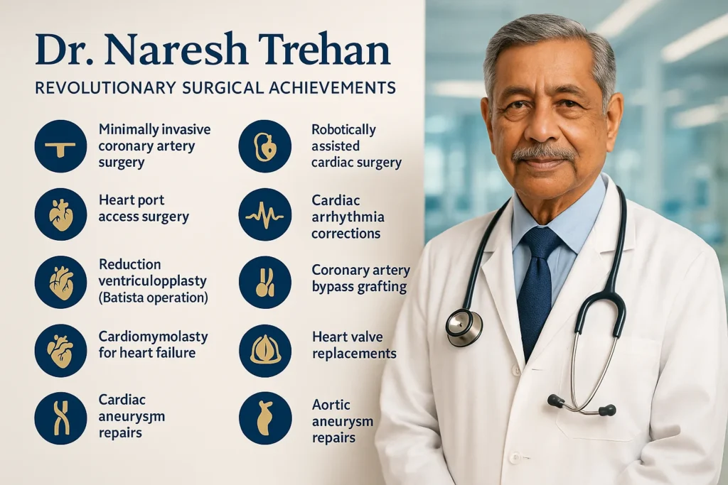 Dr. Naresh Trehan: India's Pioneering Heart Surgeon with 50 Years of Excellence 4 Revolutionary Surgical Achievements