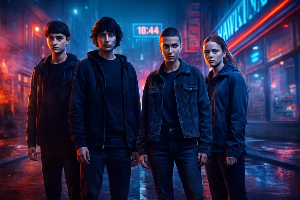 Stranger Things Season 5 Volume 2 plot teaser showing Eleven and the Hawkins group preparing for the final battle against Vecna .