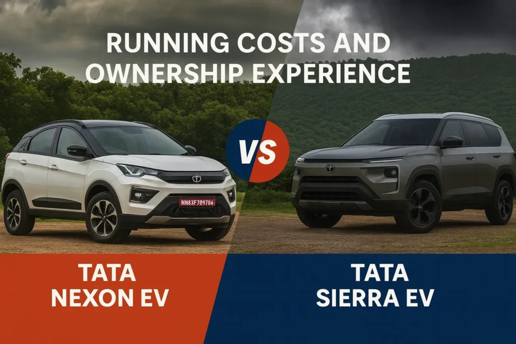 Running costs and ownership experience focus on charging expenses, maintenance savings, warranty support, reliability, and long-term value, helping buyers understand everyday affordability, convenience, and overall satisfaction with electric vehicle ownership.