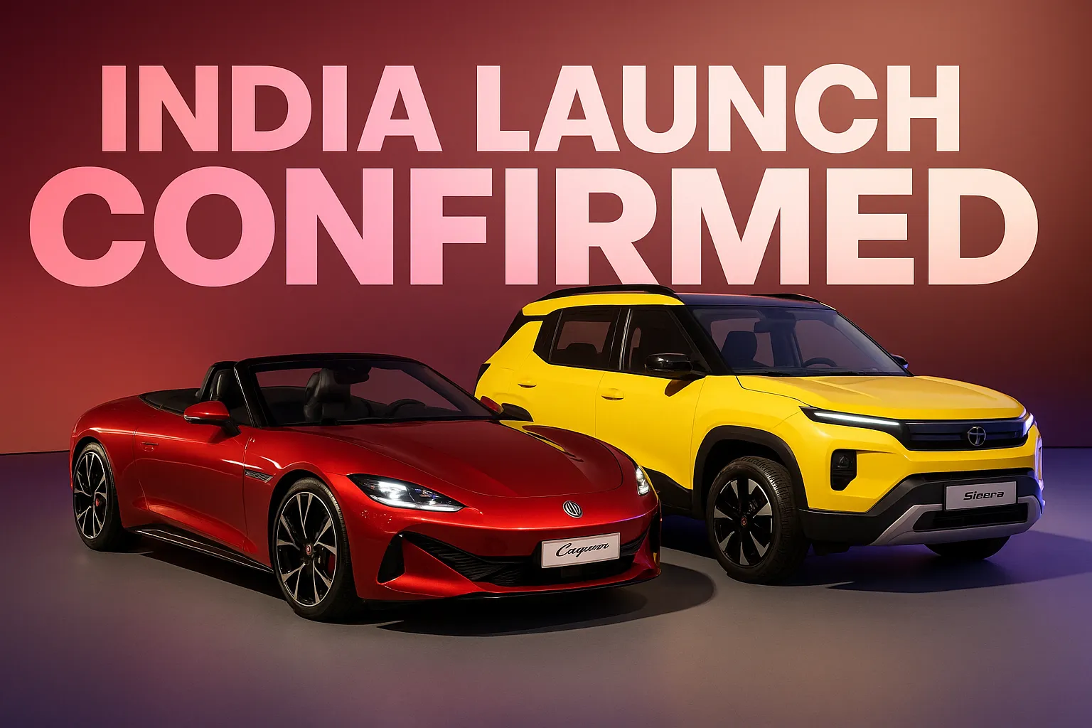 The Tata Sierra and MG Cyberster represent two contrasting EV directions—practical family SUV versus performance roadster. Buyers should compare design, range, features, pricing, and driving experience to decide which EV suits their lifestyle best.