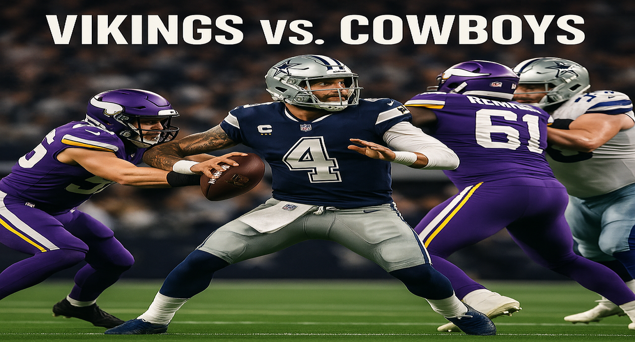 Vikings defeat the Cowboys on Sunday night, delivering a decisive performance that hurts Dallas’ playoff hopes and strengthens Minnesota’s postseason position during a crucial late-season matchup.