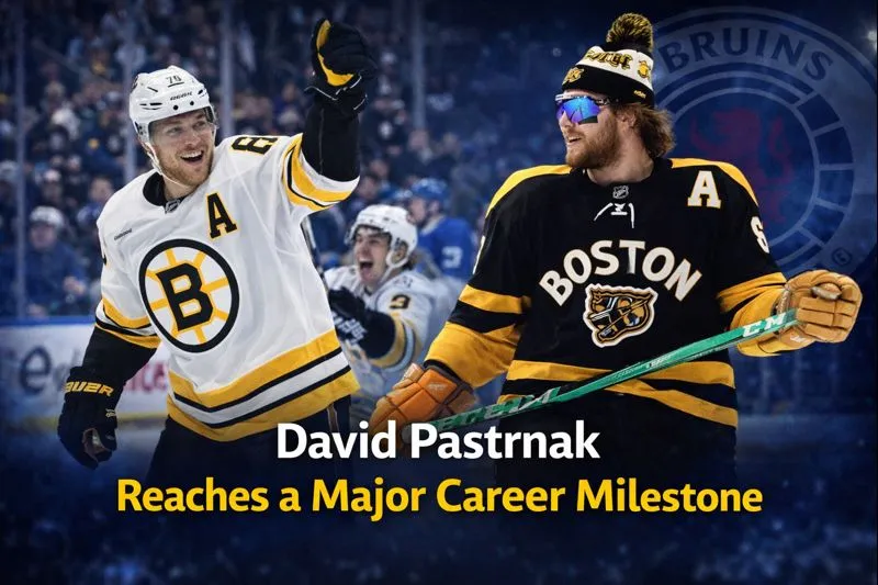 David Pastrnak Reaches a Major Career Milestone