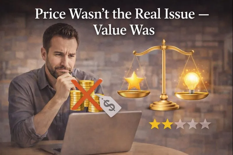 Price Wasn’t the Real Issue — Value Was