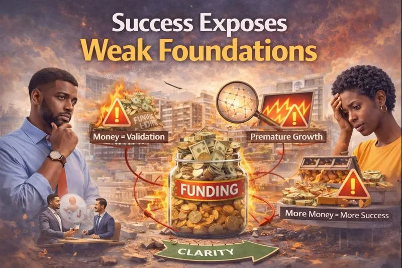 Success Exposes Weak Foundations