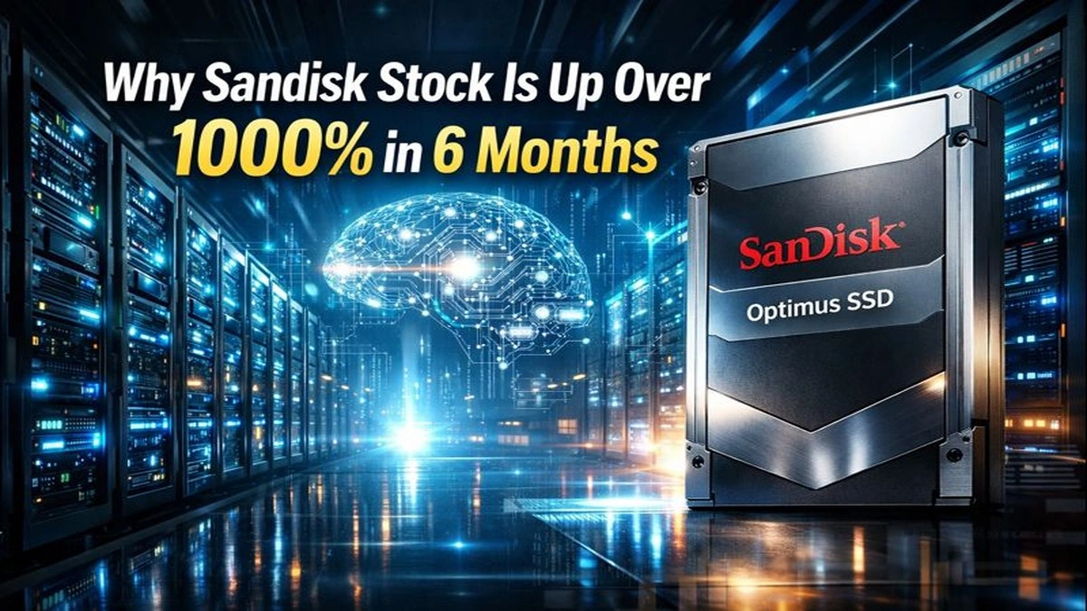SanDisk stock surged over 1000% in six months due to restructuring news, spin-off plans, renewed investor optimism, and strong demand for memory solutions. Improved financial outlook, strategic partnerships, and market speculation drove massive trading volume, pushing valuations sharply higher despite volatility, risks, and ongoing uncertainty in the semiconductor sector globally.
