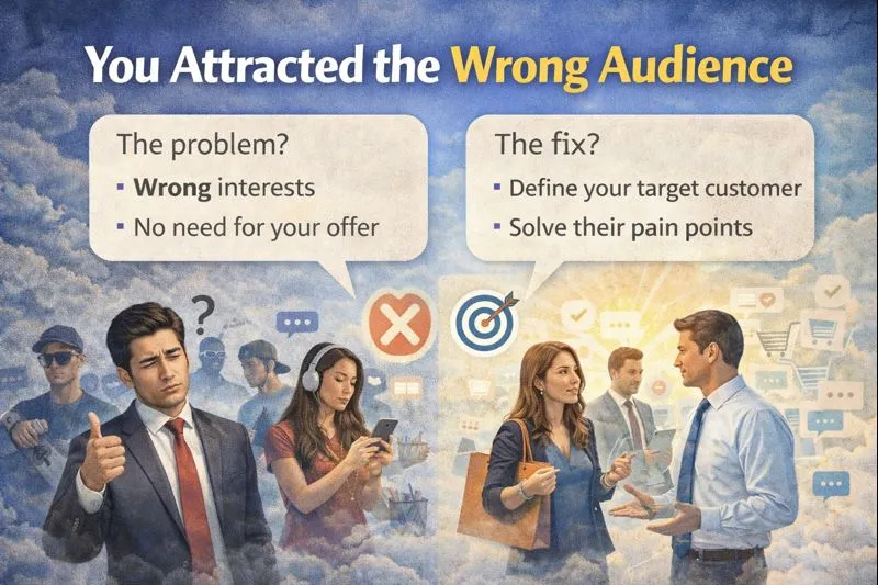 You Attracted the Wrong Audience
