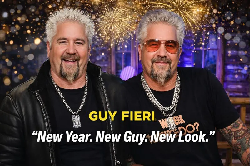 guy fieri “New Year. New Guy. New Look.”