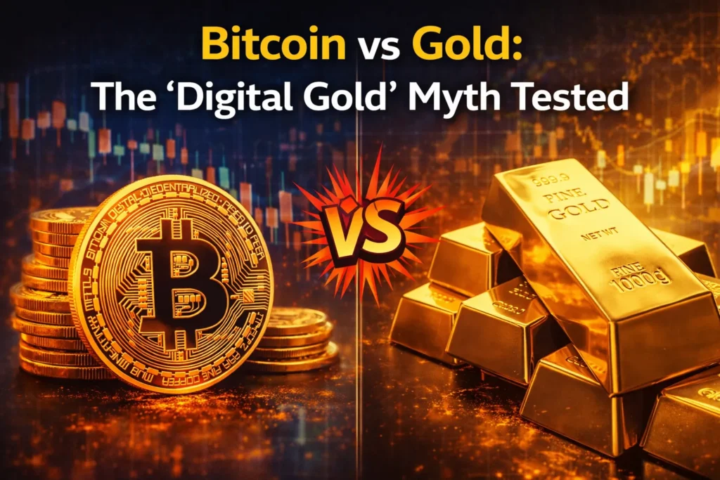 Bitcoin vs Gold: The ‘Digital Gold’ Myth Tested