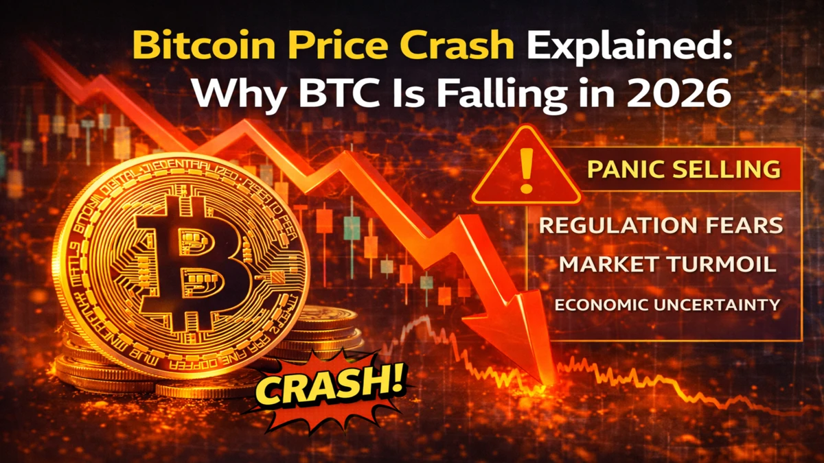 Bitcoin prices are falling in 2026 due to panic selling, regulatory pressure, market volatility, and global economic uncertainty, raising concerns among investors and reshaping short-term crypto market sentiment.