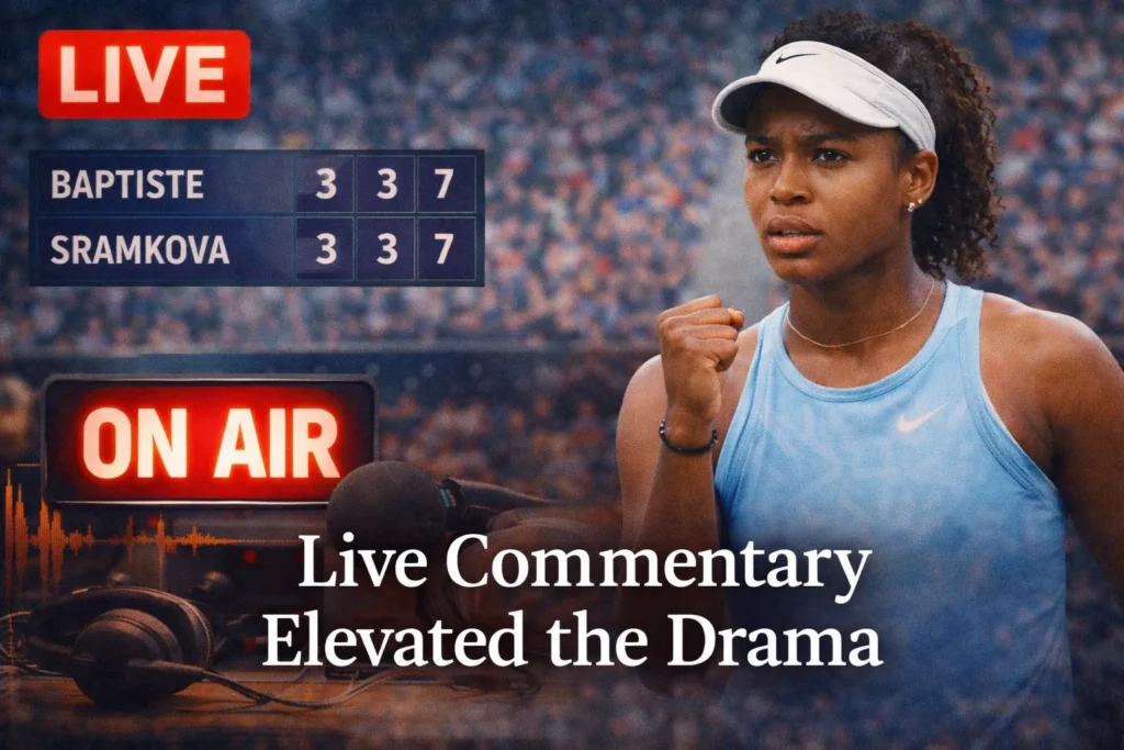 Live Commentary Elevated the Drama