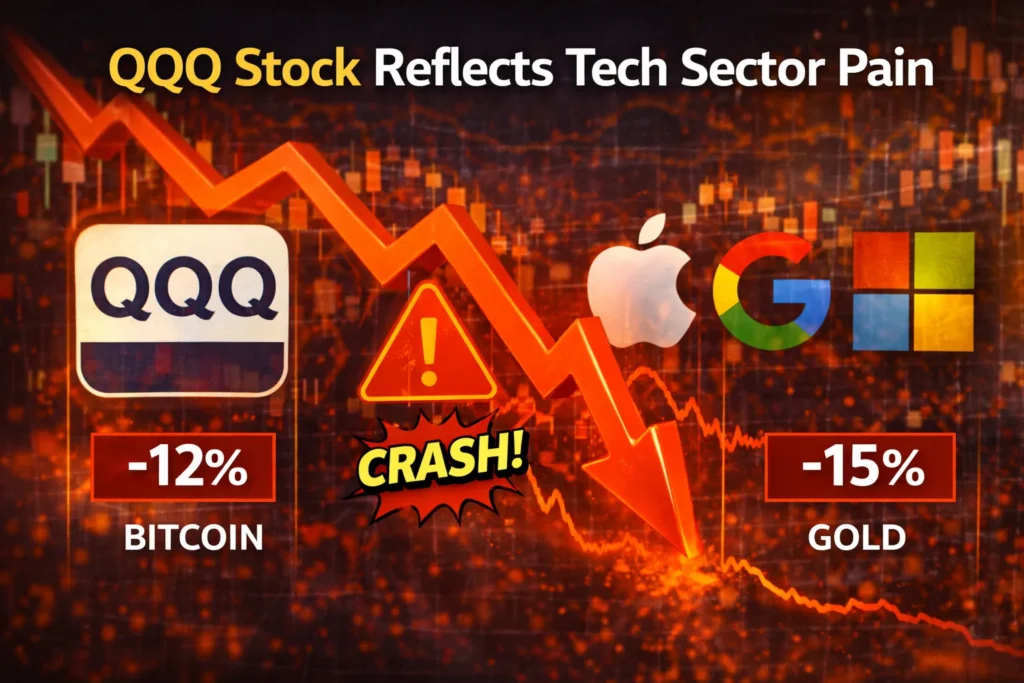 QQQ Stock Reflects Tech Sector Pain