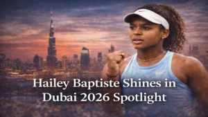 Hailey Baptiste Shines in Dubai 2026 Spotlight