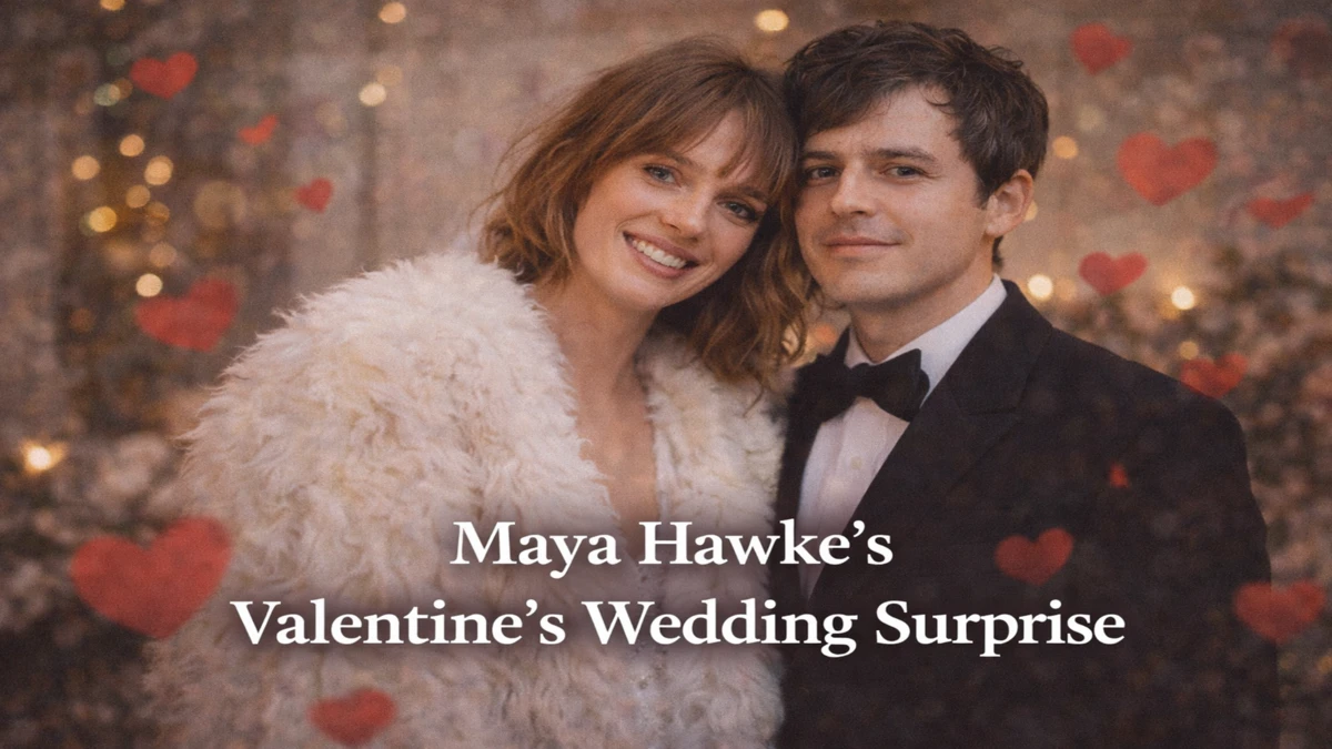 Maya Hawke surprised fans with a romantic Valentine’s Day wedding to musician Christian Lee Hutson, celebrating love, family, and friendship in an intimate New York ceremony surrounded by close friends.
